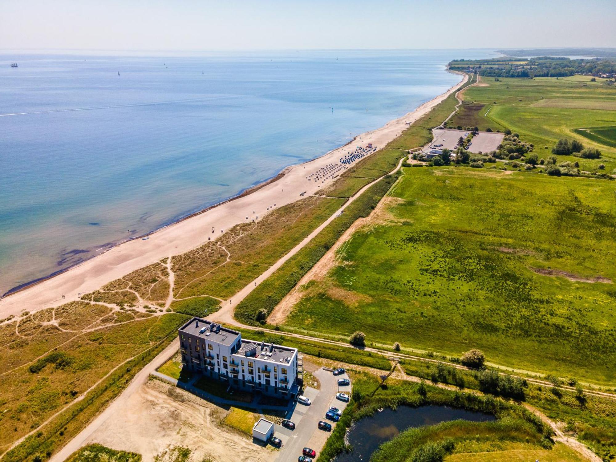 Beachterracefour- Eg, Meerblick, Terrasse, Kamin, Sauna Олпениц Екстериор снимка